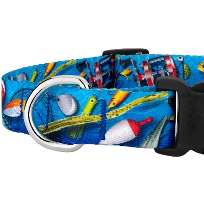Country Brook Petz Deluxe Gone Fishin' Dog Collar And Leash 6 Country Brook Petz Deluxe Gone Fishin' Dog Collar And Leash - Image 4