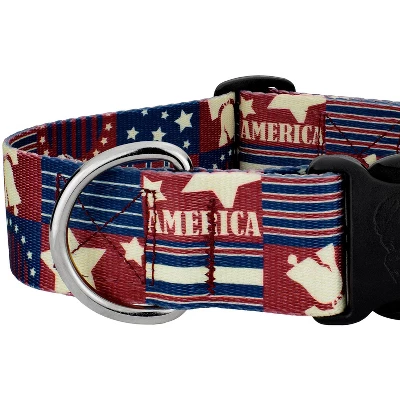 Country Brook Petz HossFit Jr Wide Deluxe Dog Collar - Americana Collection 7 Country Brook Petz HossFit Jr Wide Deluxe Dog Collar - Americana Collection - Image 5