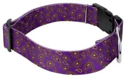 Country Brook Petz 1 1/2 Inch Deluxe Purple Paisley Dog Collar -Pet Supplies Online GUEST 066e2593 d2b2 4c30 863b 0adf03197e89