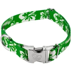 Country Brook Petz Premium Kelly Green Hawaiian Dog Collar -Pet Supplies Online GUEST 0974d2ec cc3f 47a9 843c 88bc290d7853