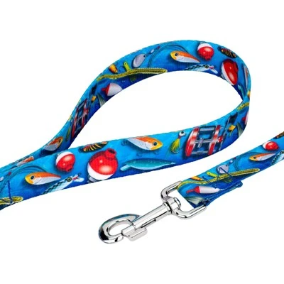 Country Brook Petz Deluxe Gone Fishin' Dog Collar And Leash 7 Country Brook Petz Deluxe Gone Fishin' Dog Collar And Leash - Image 5