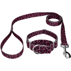Country Brook Petz Pink Leopard Print Martingale Dog Collar And Leash -Pet Supplies Online GUEST 20e66436 d8e7 4980 b16e ba8d8e6eb66b