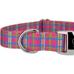 Country Brook Petz Premium Bubblegum Pink Plaid Dog Collar And Leash -Pet Supplies Online GUEST 237c0eb6 7b89 4d41 8c7c 968ccd492d97
