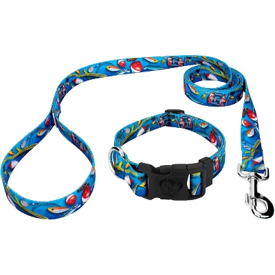 Country Brook Petz Deluxe Gone Fishin' Dog Collar And Leash 8 Country Brook Petz Deluxe Gone Fishin' Dog Collar And Leash - Image 6