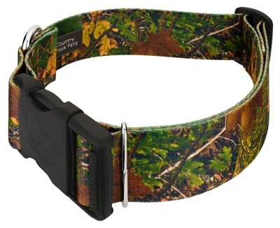 Country Brook Petz 1 1/2 Inch Deluxe Southern Forest Camo Dog Collar 3 Country Brook Petz 1 1/2 Inch Deluxe Southern Forest Camo Dog Collar