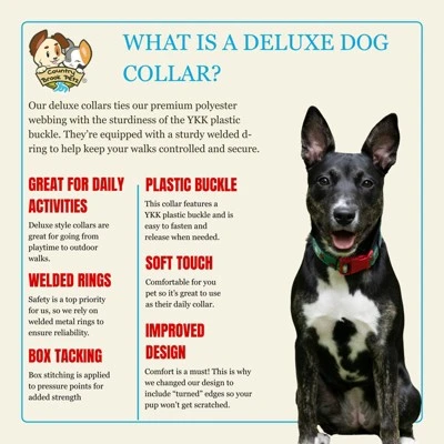 Country Brook Petz Deluxe Dairy Cow Dog Collar - Made In The U.S.A. (1 Inch, Medium) 3 Country Brook Petz Deluxe Dairy Cow Dog Collar - Made In The U.S.A. (1 Inch, Medium)