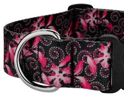 Country Brook Petz 1 1/2 Inch Deluxe Pink Honeysuckle Breeze Dog Collar 5 Country Brook Petz 1 1/2 Inch Deluxe Pink Honeysuckle Breeze Dog Collar - Image 3