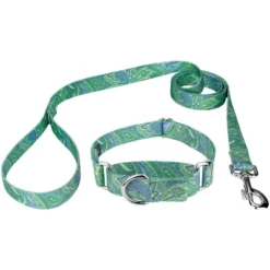 Country Brook Petz Green Paisley Martingale Collar And Leash -Pet Supplies Online GUEST 4505e9e3 e471 49df aa85 84155249a34f