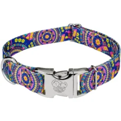 Country Brook Petz Premium Blue Boho Mandala Dog Collar -Pet Supplies Online GUEST 482eb32e 08a1 4ea1 8712 5a8c2b83885b