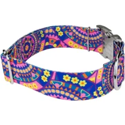 Country Brook Petz 1 1/2 Inch Premium Blue Boho Mandala Dog Collar -Pet Supplies Online GUEST 4ab3f808 07f3 4d99 8e10 c7a8d054a54c