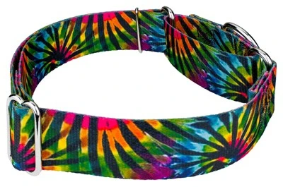 Country Brook Petz 1 1/2 Inch Tie Dye Stripes Martingale Dog Collar 6 Country Brook Petz 1 1/2 Inch Tie Dye Stripes Martingale Dog Collar - Image 4