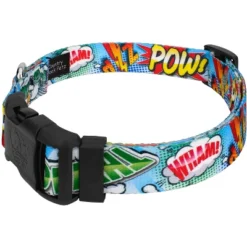 Country Brook Petz Deluxe Comic Pop Dog Collar And Leash