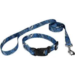 Country Brook Petz Blue Paisley Deluxe Dog Collar And Leash -Pet Supplies Online GUEST 5744bd2d 2ecf 4370 98ef fbfb055b35c6
