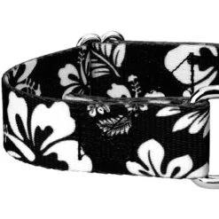 Country Brook Petz - Black Hawaiian Martingale Dog Collar