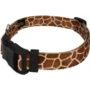 Country Brook Petz Deluxe Giraffe Dog Collar Limited Edition - Made In The U.S.A (1/2 Inch, Extra Small)