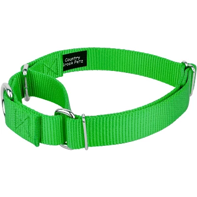 Country Brook Design Martingale Heavyduty Nylon Dog Collar And Double Handle Leash 3 Country Brook Design Martingale Heavyduty Nylon Dog Collar And Double Handle Leash