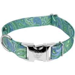 Country Brook Petz Premium Green Paisley Dog Collar -Pet Supplies Online GUEST 6e9c4df6 e21f 4248 b82b c41b72775ffa