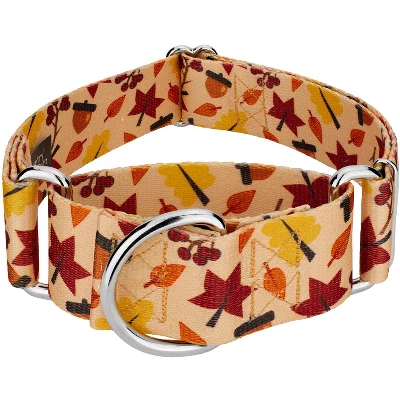 Country Brook Petz 1 1/2 Inch Fall Foliage Martingale Dog Collar 7 Country Brook Petz 1 1/2 Inch Fall Foliage Martingale Dog Collar - Image 5