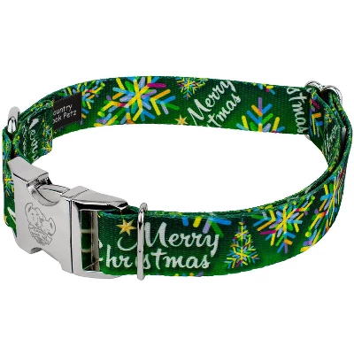 Country Brook Petz Premium Christmas Cheer Dog Collar 3 Country Brook Petz Premium Christmas Cheer Dog Collar