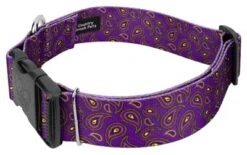 Country Brook Petz 1 1/2 Inch Deluxe Purple Paisley Dog Collar -Pet Supplies Online GUEST 7dff76f1 b9a1 4bff 96af 89036989558b