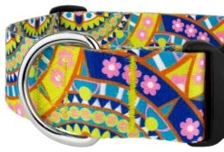 Country Brook Petz 1 1/2 Inch Deluxe Yellow Boho Mandala Dog Collar -Pet Supplies Online GUEST 860f7f9a 3009 4b1c bd15 ffae65c458dd