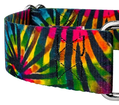 Country Brook Petz 1 1/2 Inch Tie Dye Stripes Martingale Dog Collar 7 Country Brook Petz 1 1/2 Inch Tie Dye Stripes Martingale Dog Collar - Image 5