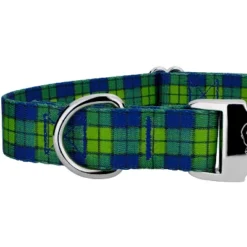 Country Brook Petz Premium Blue And Green Plaid Dog Collar -Pet Supplies Online GUEST 87739a13 f47b 4f3c a954 198ee7024780