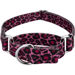 Country Brook Petz - Pink Leopard Martingale Dog Collar -Pet Supplies Online GUEST 89050e40 ef90 4f48 a09f 4bb4c24eadf3