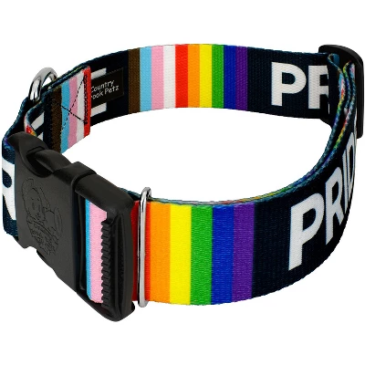 Country Brook Petz 1 1/2 Inch Deluxe Pride Dog Collar 3 Country Brook Petz 1 1/2 Inch Deluxe Pride Dog Collar
