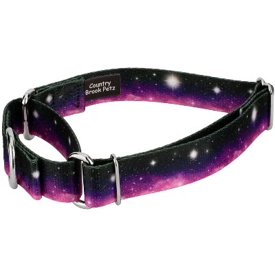 Country Brook Petz Heavenly Space Martingale Dog Collar (1/2 Inch, 2XS) 3 Country Brook Petz Heavenly Space Martingale Dog Collar (1/2 Inch, 2XS)