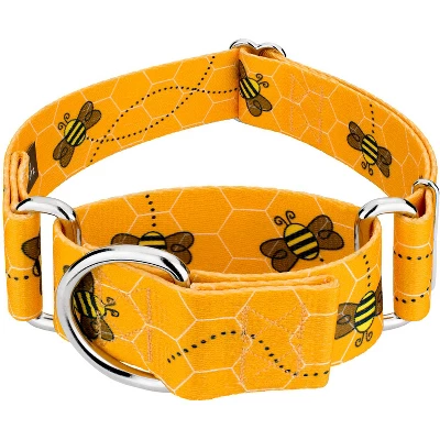 Country Brook Petz 1 1/2 Inch Busy Bee Martingale Dog Collar 7 Country Brook Petz 1 1/2 Inch Busy Bee Martingale Dog Collar - Image 5