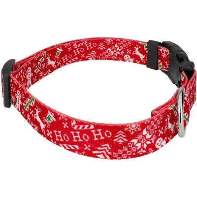 Country Brook Petz Deluxe Ho Ho Ho Dog Collar And Leash 6 Country Brook Petz Deluxe Ho Ho Ho Dog Collar And Leash - Image 4