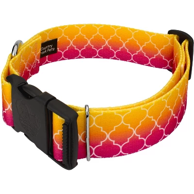 Country Brook Petz HossFit Jr Wide Deluxe Dog Collar - Abstract Collection 3 Country Brook Petz HossFit Jr Wide Deluxe Dog Collar - Abstract Collection