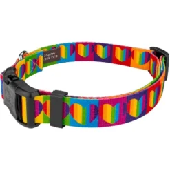 Country Brook Petz Deluxe Rainbow Hearts Dog Collar - Made In The U.S.A. -Pet Supplies Online GUEST 950fc080 f2c7 48c2 b70e c8228c48db1f