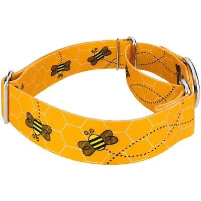 Country Brook Petz 1 1/2 Inch Busy Bee Martingale Dog Collar 5 Country Brook Petz 1 1/2 Inch Busy Bee Martingale Dog Collar - Image 3