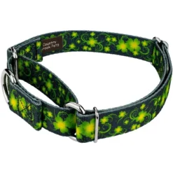 Country Brook Petz Clovers In The Wind Martingale Dog Collar