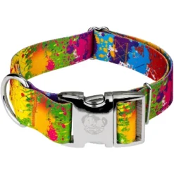 Country Brook Petz 1 1/2 Inch Premium Paint Splatter Dog Collar -Pet Supplies Online GUEST 9b27a2ab a58d 4c97 a74e 0feb8490ebf1