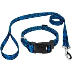 Country Brook Petz Deluxe Blue Polynesian Dog Collar And Leash -Pet Supplies Online GUEST a0cf5ee4 126a 49ae b705 6b6b17bb320f