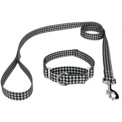 Country Brook Petz Houndstooth Martingale Dog Collar And Leash -Pet Supplies Online GUEST a43eb617 ee0d 4980 b22b 3781ea17439b