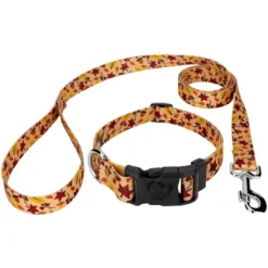 Country Brook Petz Deluxe Fall Foliage Dog Collar And Leash -Pet Supplies Online GUEST a7820e01 9c56 482c 920d 9913990a8a2c