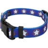 Country Brook Petz Deluxe American Stars Dog Collar - Made In The U.S.A. (5/8 Inch, Small)