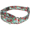 Country Brook Petz Vintage Roses Martingale Dog Collar