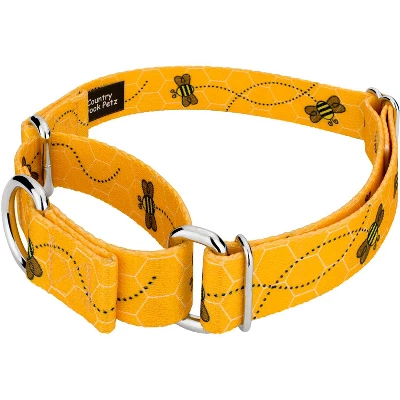 Country Brook Design - Busy Bee Martingale Dog Collar 5 Country Brook Design - Busy Bee Martingale Dog Collar - Image 3