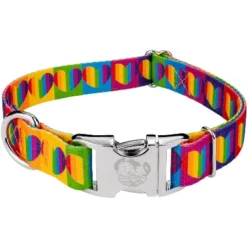 Country Brook Petz Premium Rainbow Hearts Dog Collar -Pet Supplies Online GUEST b938146e 902d 48f4 9103 4fe1d31df5da