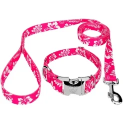 Country Brook Petz Premium Pink Hawaiian Dog Collar And Leash -Pet Supplies Online GUEST baaa02bf 3200 4158 9515 ce7e26cebc7a
