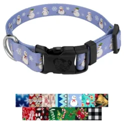 Country Brook Petz Deluxe Dog Collar - Christmas Collection - Made In The U.S.A. -Pet Supplies Online GUEST bcda9f4c 8dec 4e6d 8572 edc71c314056
