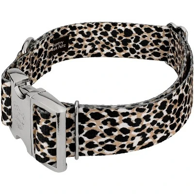 Country Brook Petz HossFit Jr Wide Premium Dog Collar - Animal Print Collection 3 Country Brook Petz HossFit Jr Wide Premium Dog Collar - Animal Print Collection
