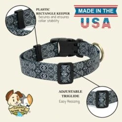 Country Brook Petz Deluxe Dog Collar - Abstract Collection - Made In The U.S.A. -Pet Supplies Online GUEST c3073ef5 99a9 449e 998f 7b325f587ab8