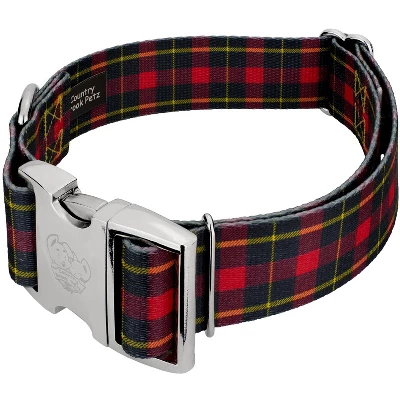 Country Brook Petz HossFit Jr Wide Premium Dog Collar - Plaid And Argyle Collection 3 Country Brook Petz HossFit Jr Wide Premium Dog Collar - Plaid And Argyle Collection