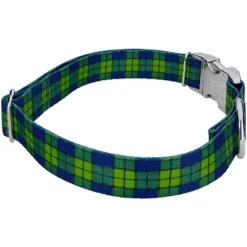Country Brook Petz Premium Blue And Green Plaid Dog Collar And Leash -Pet Supplies Online GUEST cd8bbcae 25f7 43ef 9c44 1b0c141ab102 2